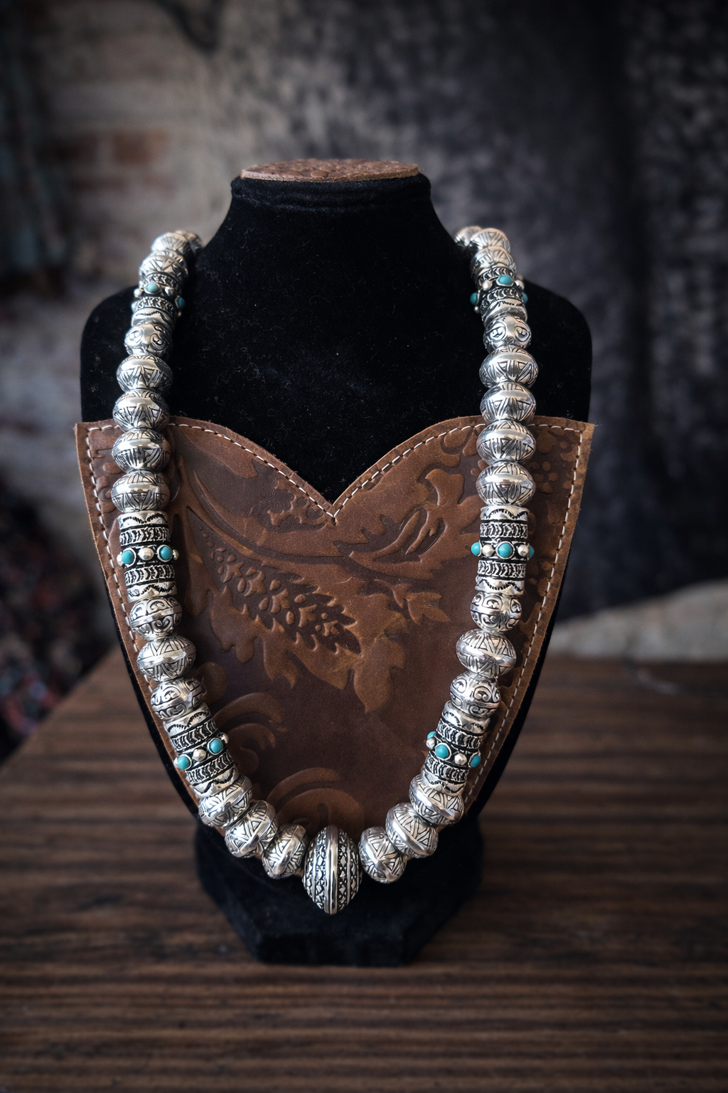 The High Plains Heirloom Beaded Necklace