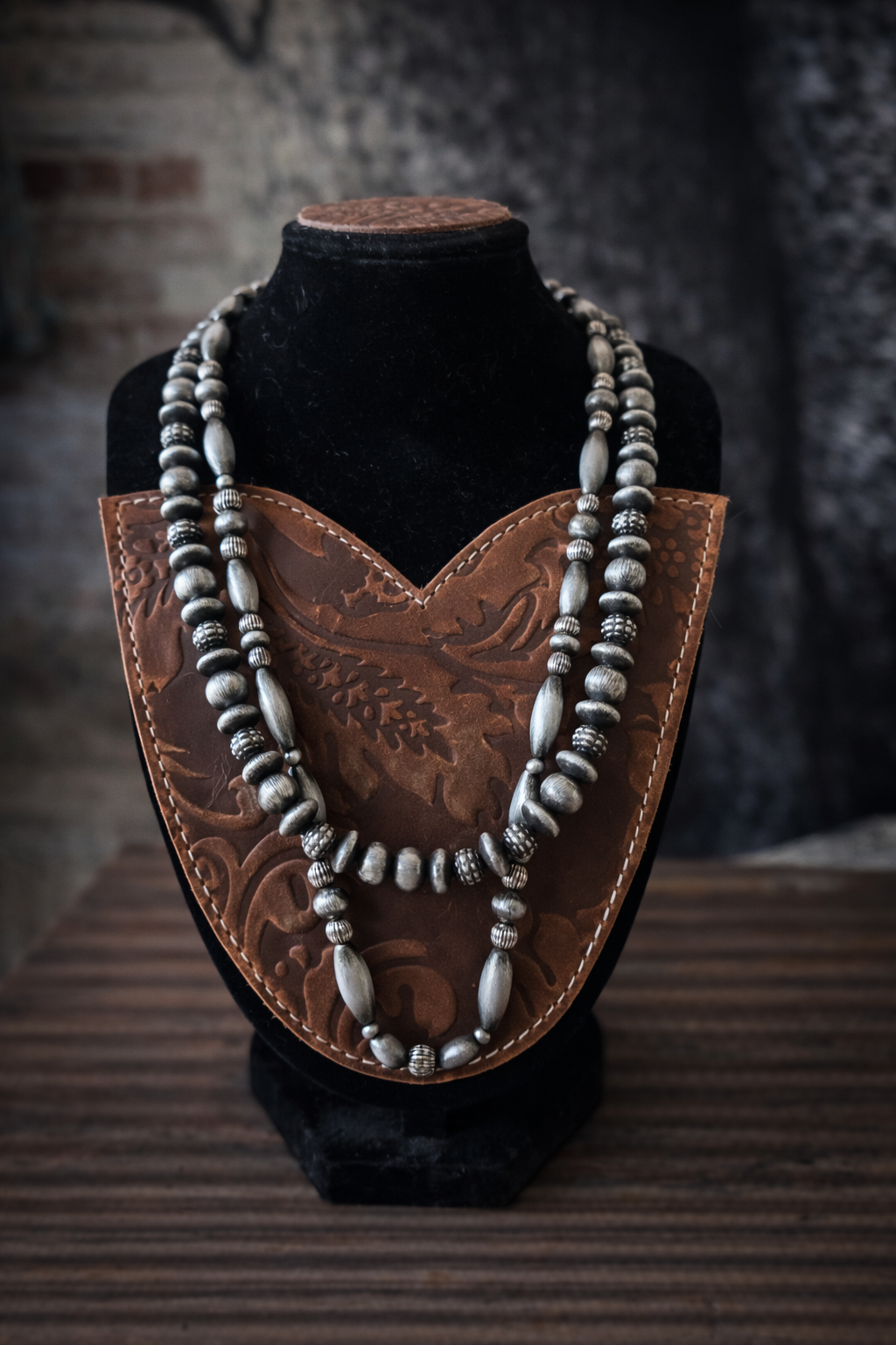 Ranch Iron Beaded Necklace