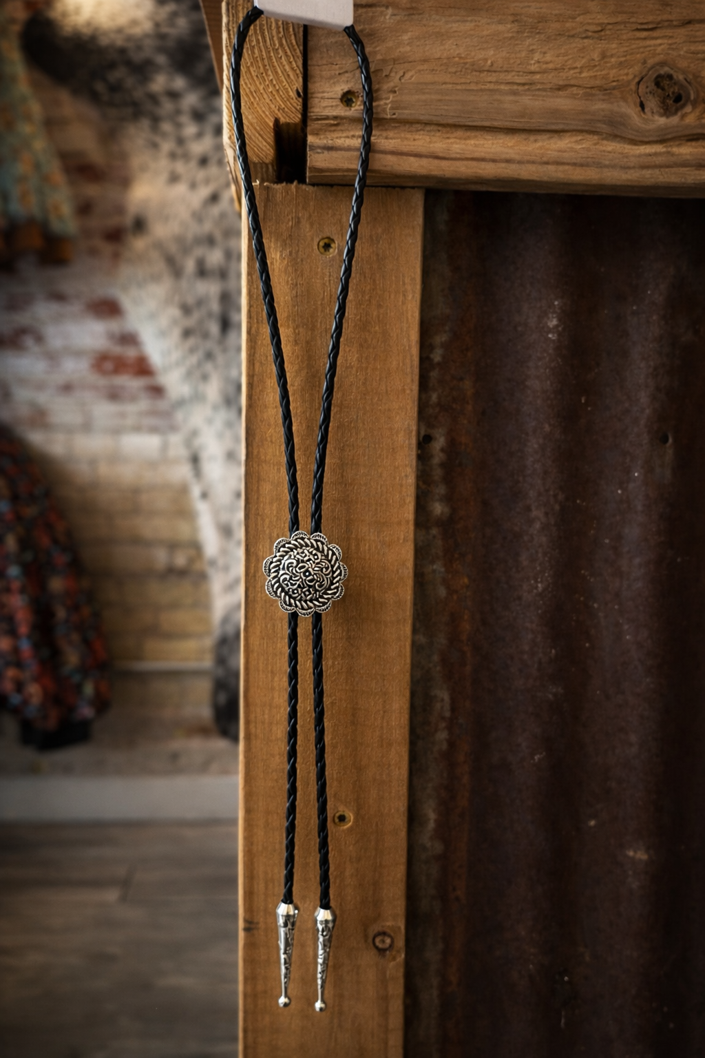 The Silver Sage Bloom Bolo Tie