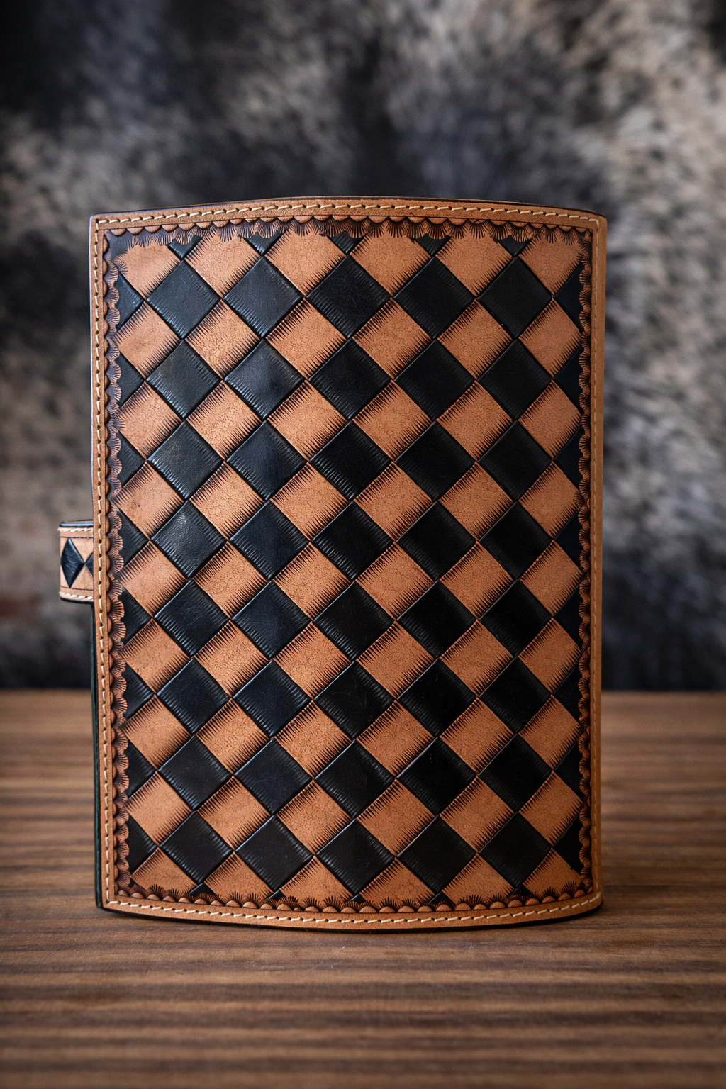 Lucky Horseshoe Floral Bible Cover