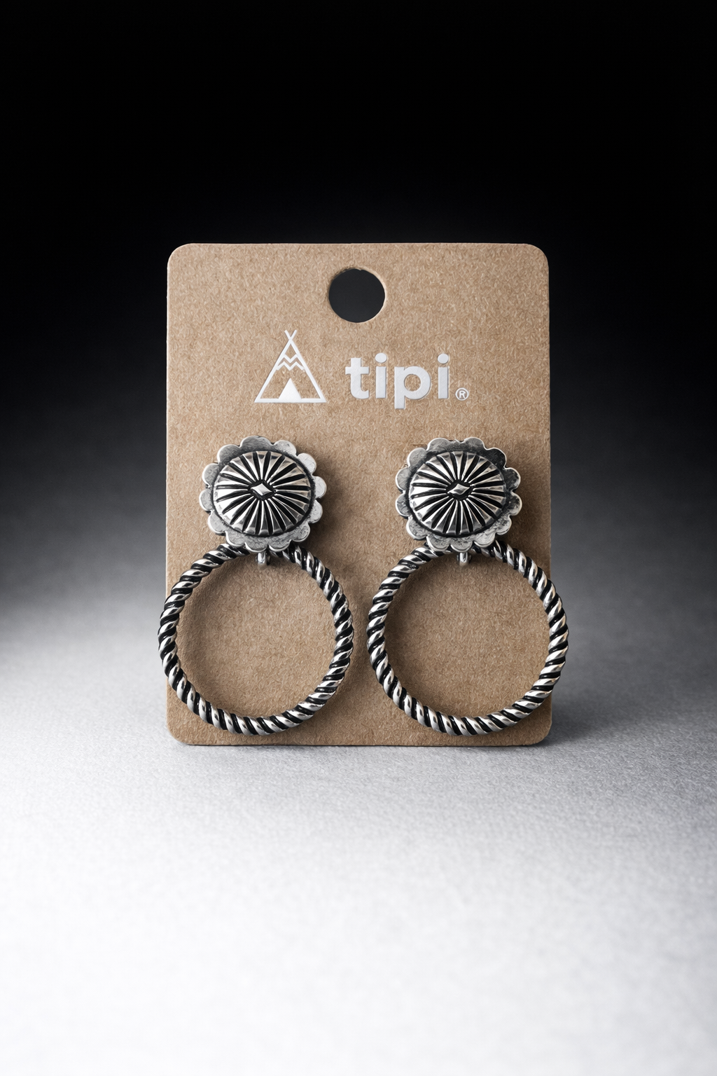 Mesa Bloom Rope Hoop Earrings