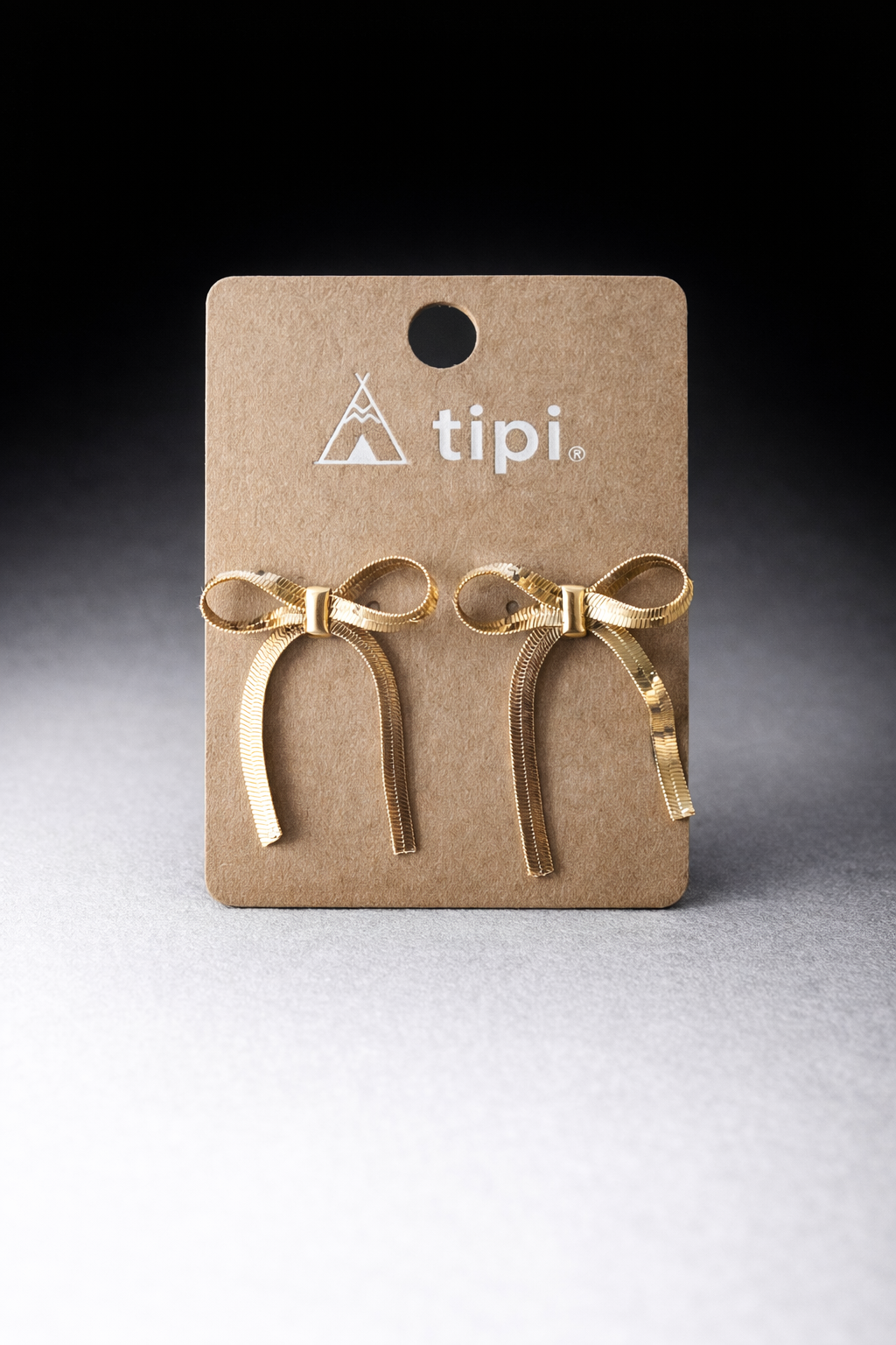 Golden Prairie Bow Earrings