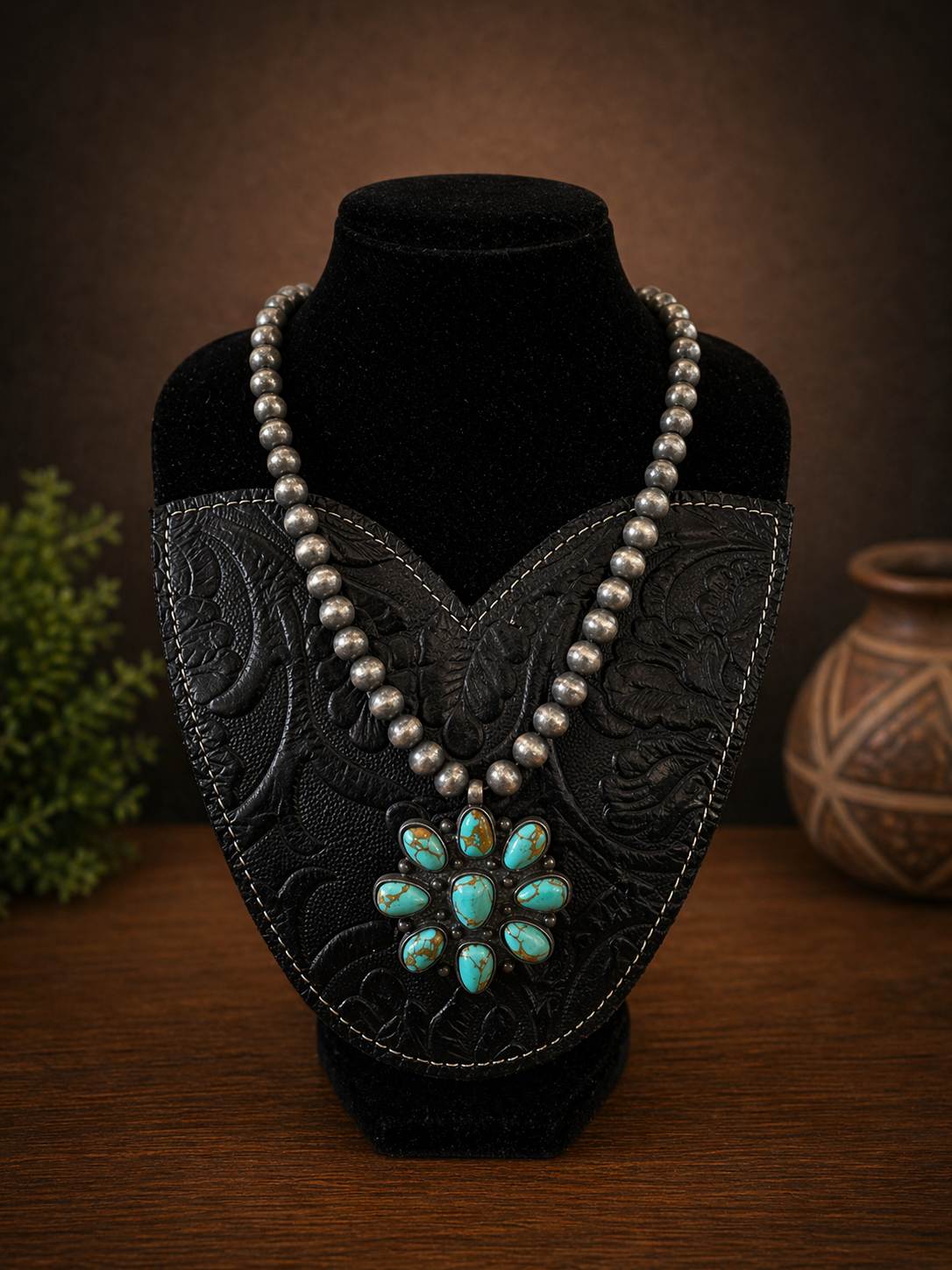 Wild Bloom Concho Necklace