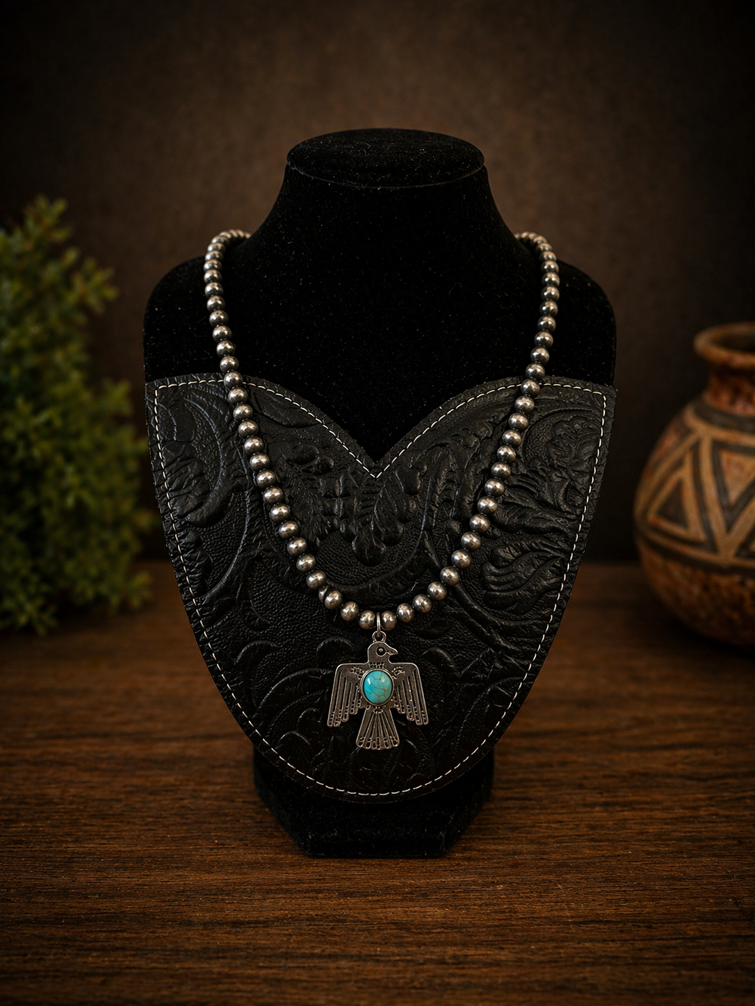 Silver Mesa Thunderbird Necklace