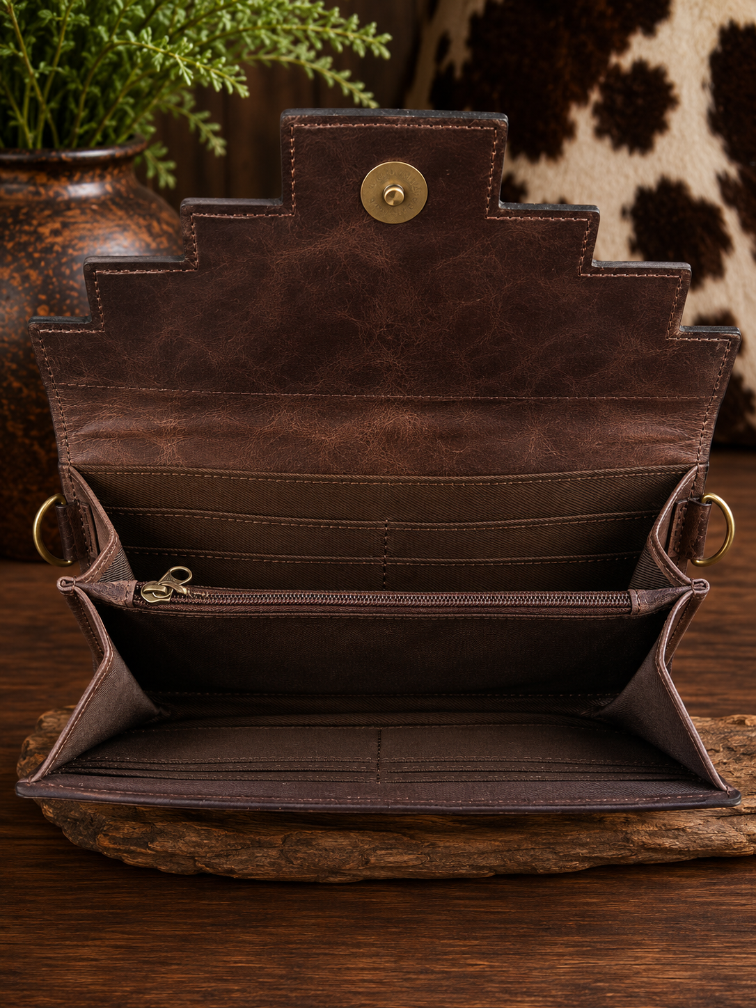 The Branded Bloom Crossbody Wallet