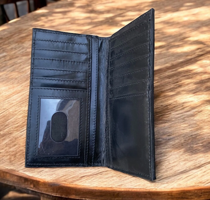 Timo All Tooled Leather Men's Wallet