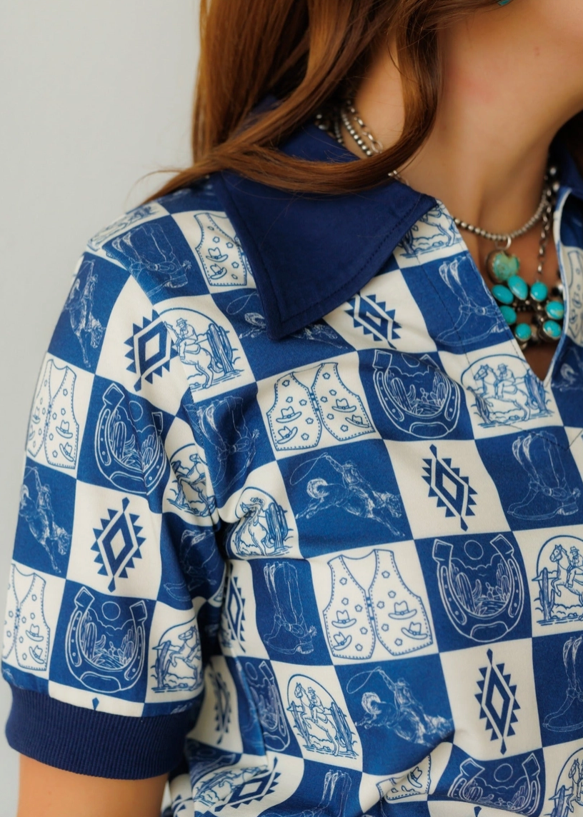 The Rodeo Check Polo