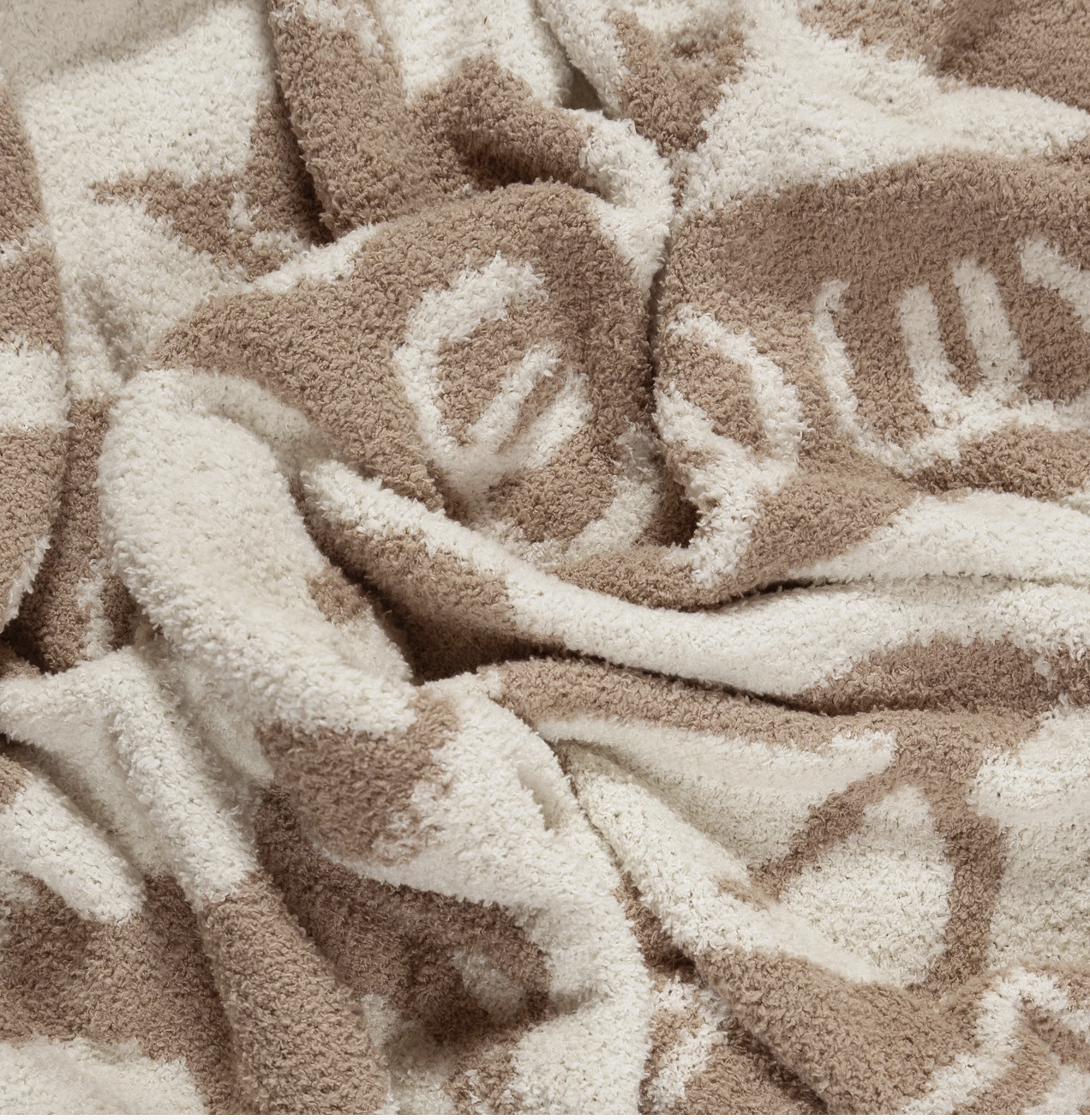 Wrangler Tan Rodeo Stretchy Throw Blanket