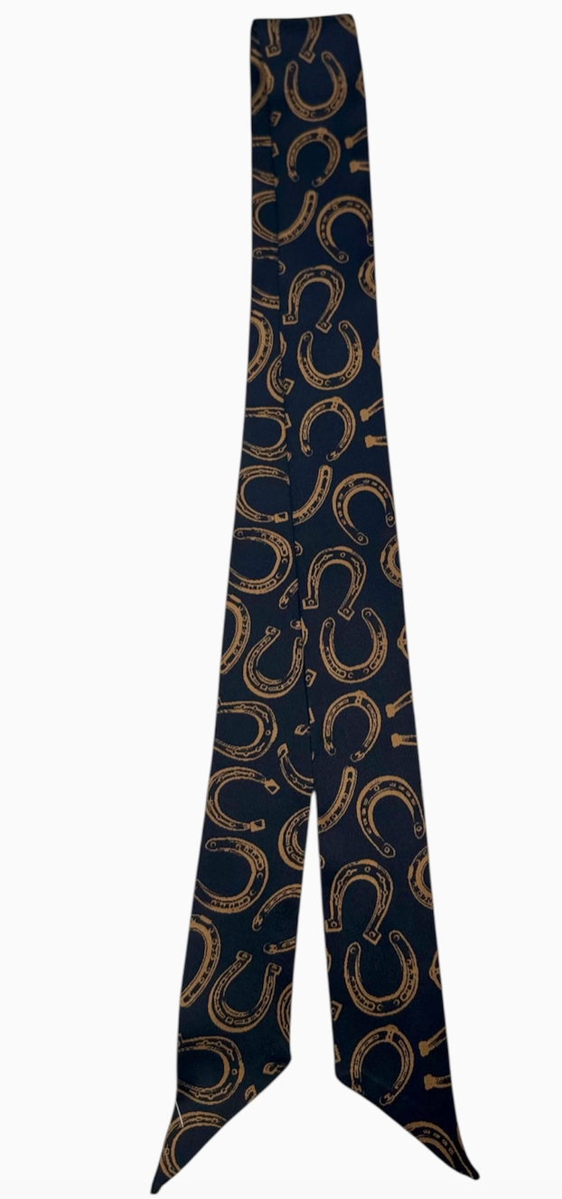 Midnight Lucky Horseshoe Twilly