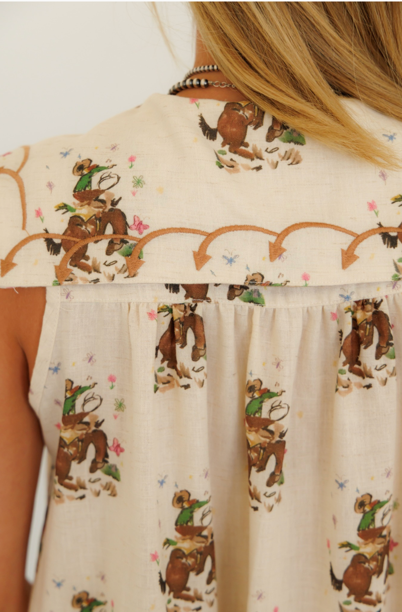 The Saddle Up Buttercup Dress