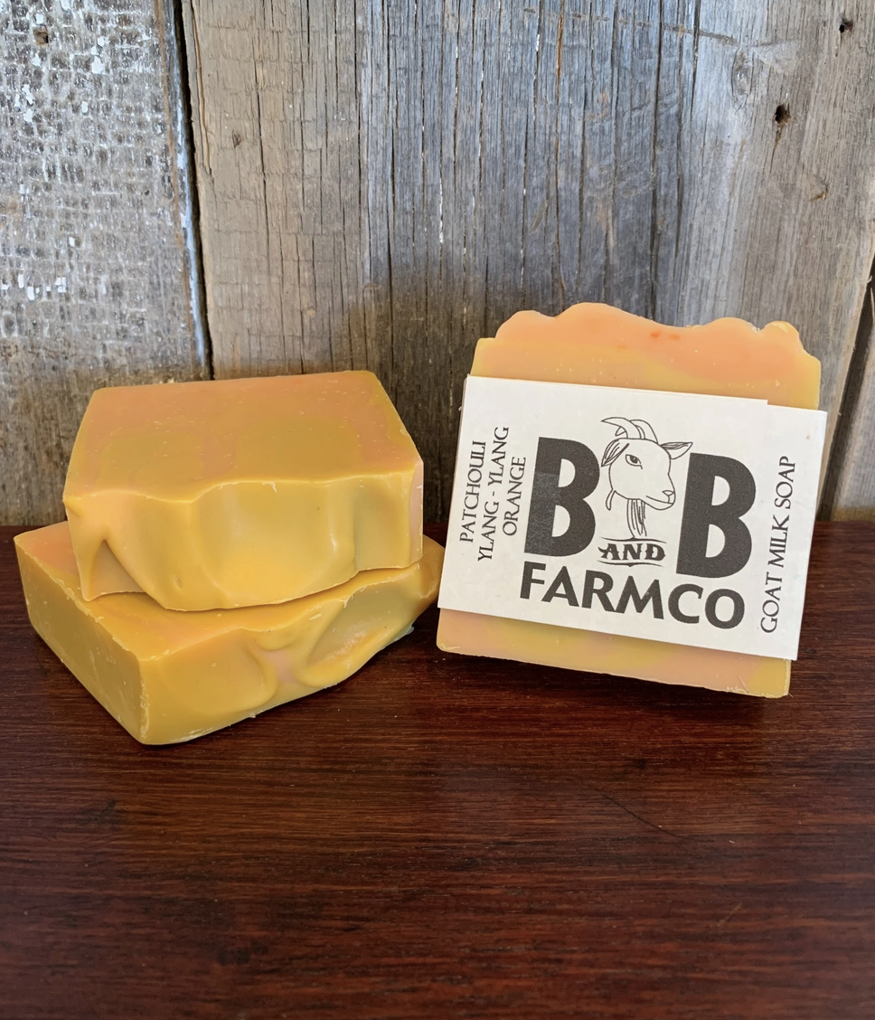 Patchouli-Orange-Ylang Ylang Goat Milk Soap