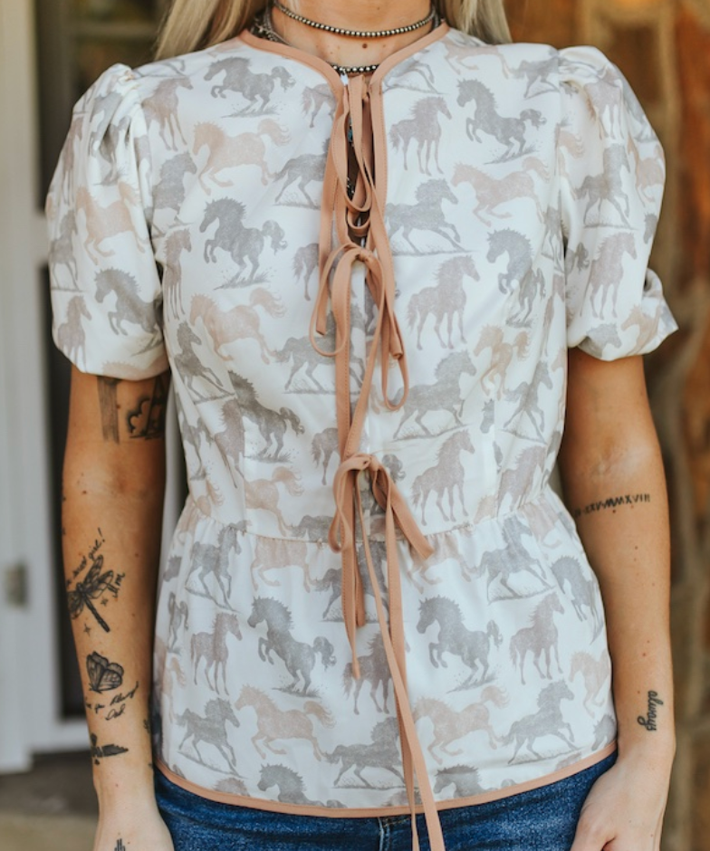 The Wild Mustang Blouse