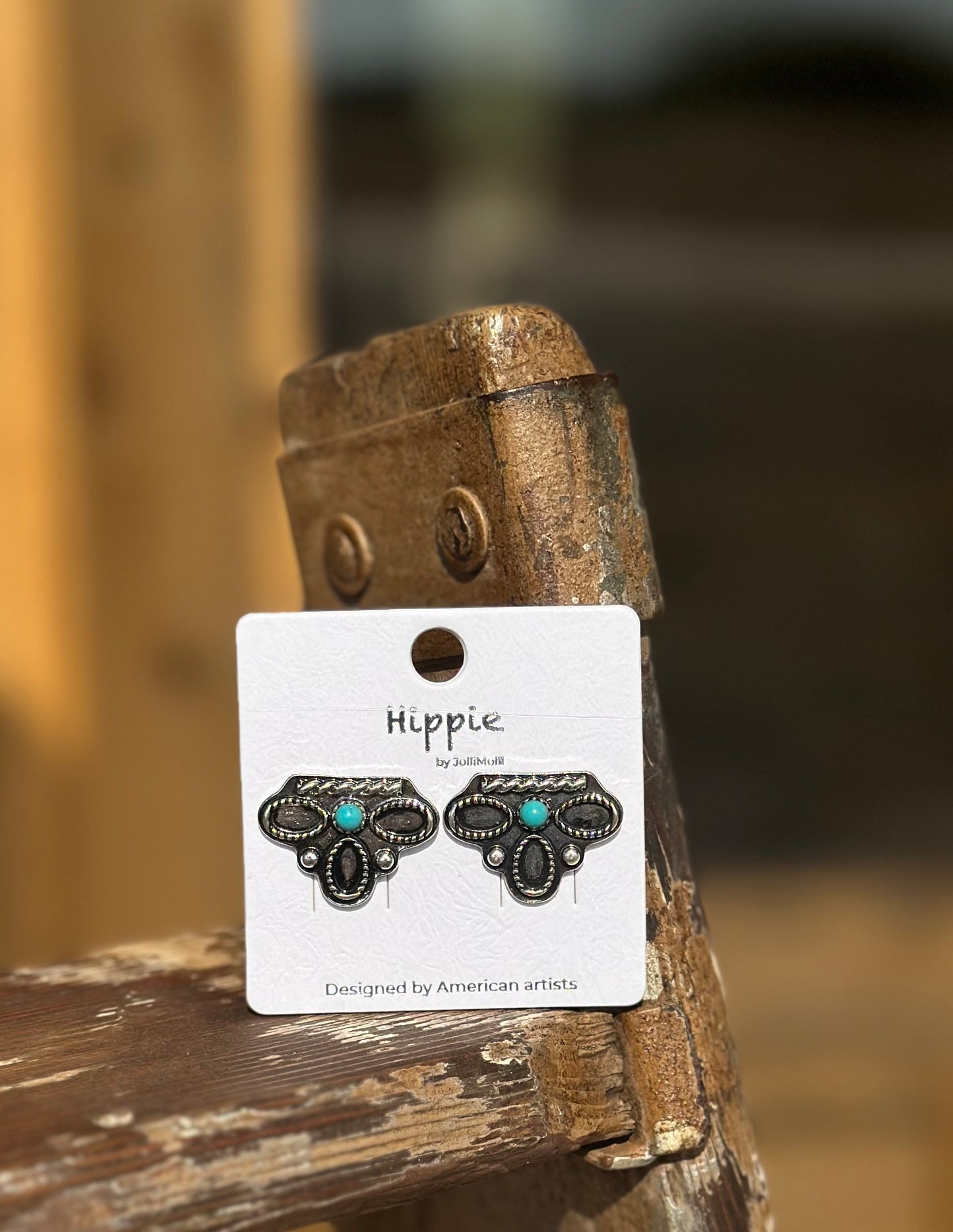 Cowgirl Crest Studs