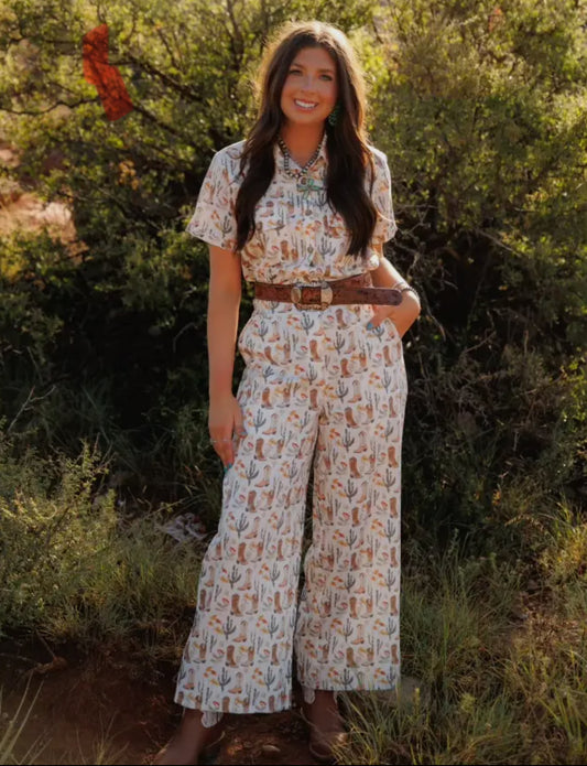 Saguaro Sweetheart Romper