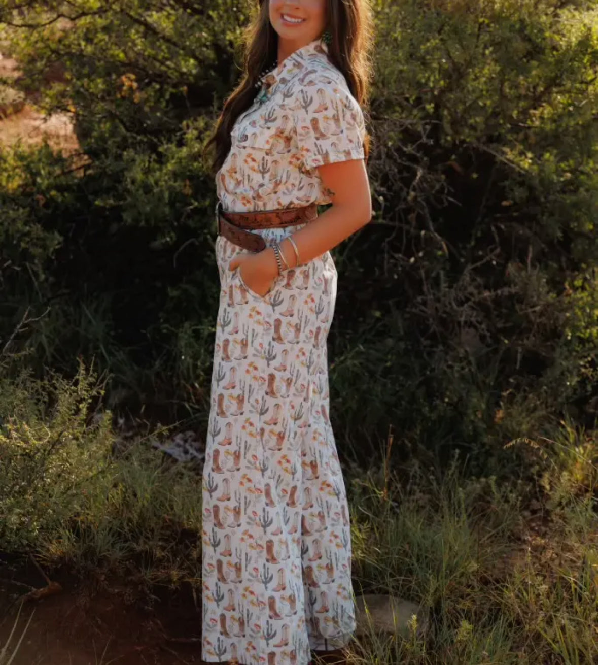 Saguaro Sweetheart Romper