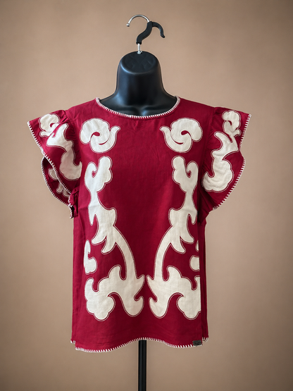 Red Outlaw Blouse