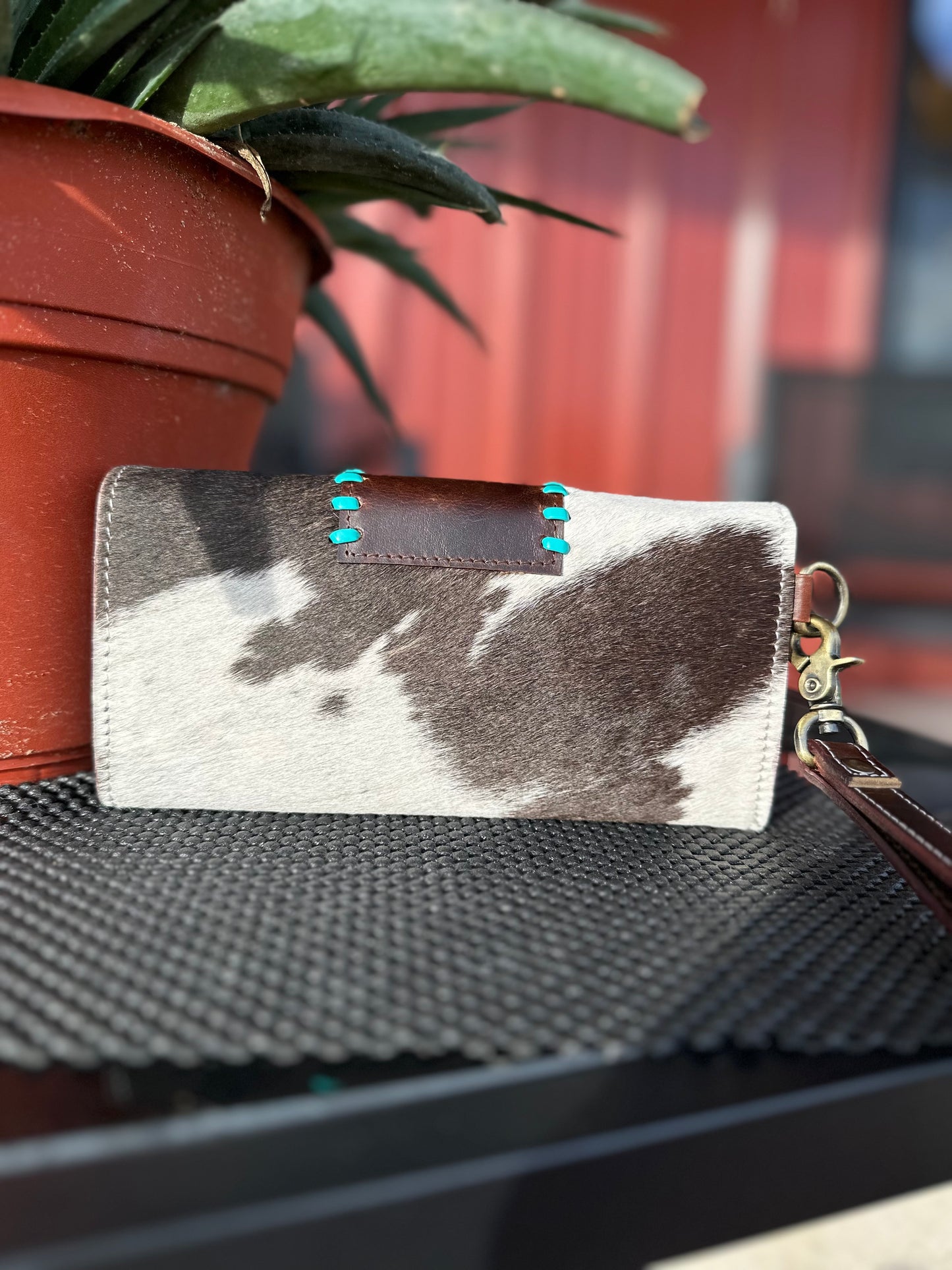 Turquoise Trails Wristlet