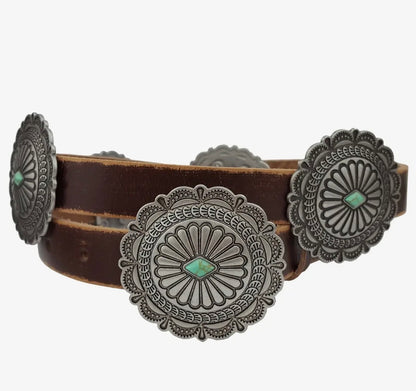 High Desert Turquoise Concho Belt