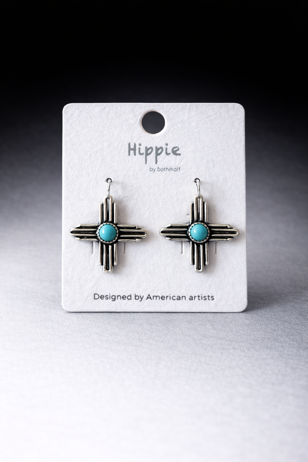 High Plains Cross Stud Earrings