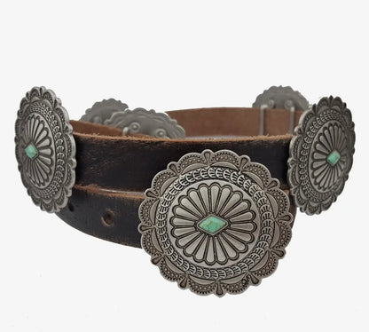 High Desert Turquoise Concho Belt