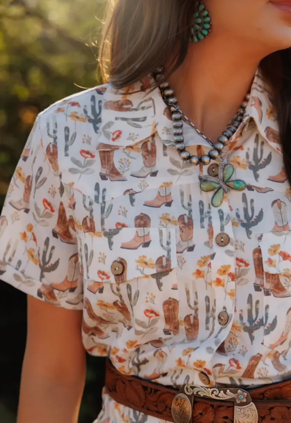 Saguaro Sweetheart Romper