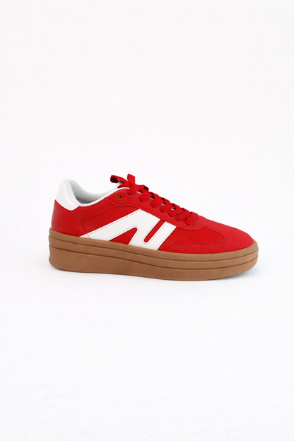 Main Street Sneaker-Red