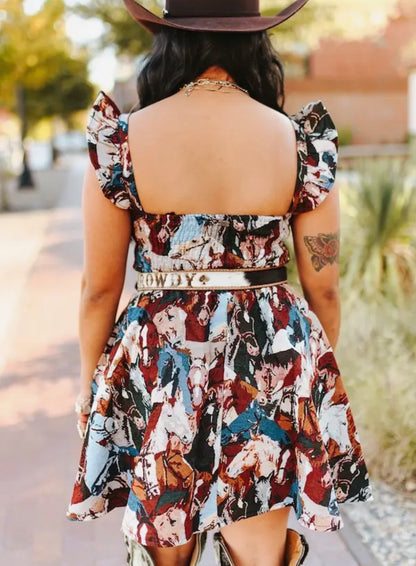 Runaway Ranch Tapestry Dress