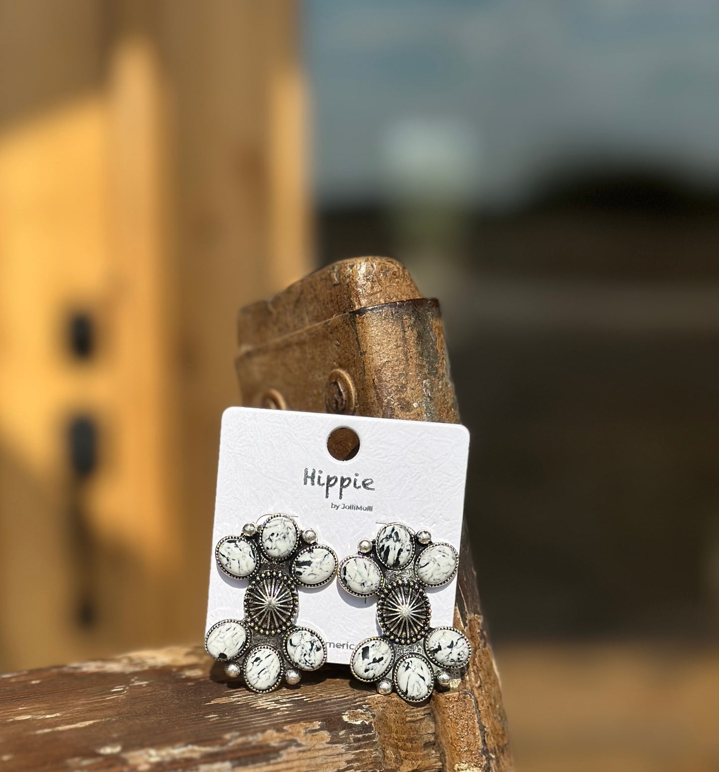 Desert Star Concho Earrings