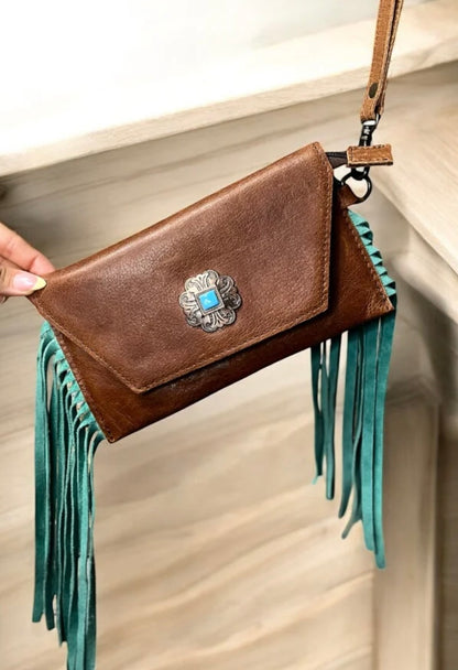 The Turquoise Trail Wristlet