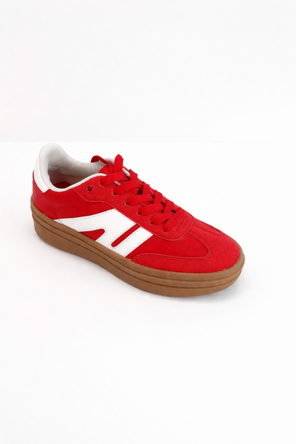 Main Street Sneaker-Red
