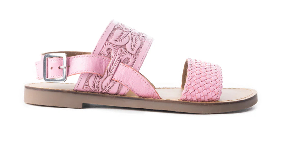Desert Bloom Pink Sandals