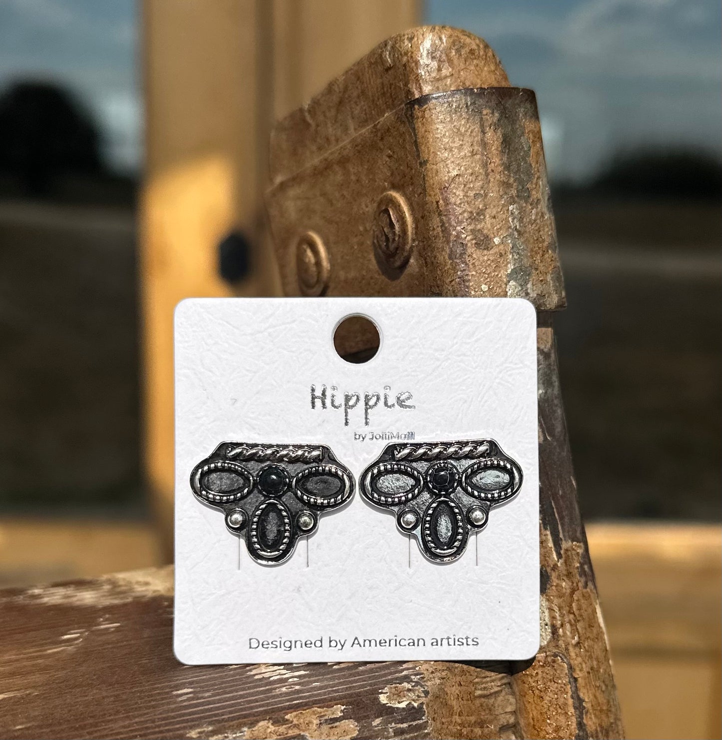 Cowgirl Crest Studs