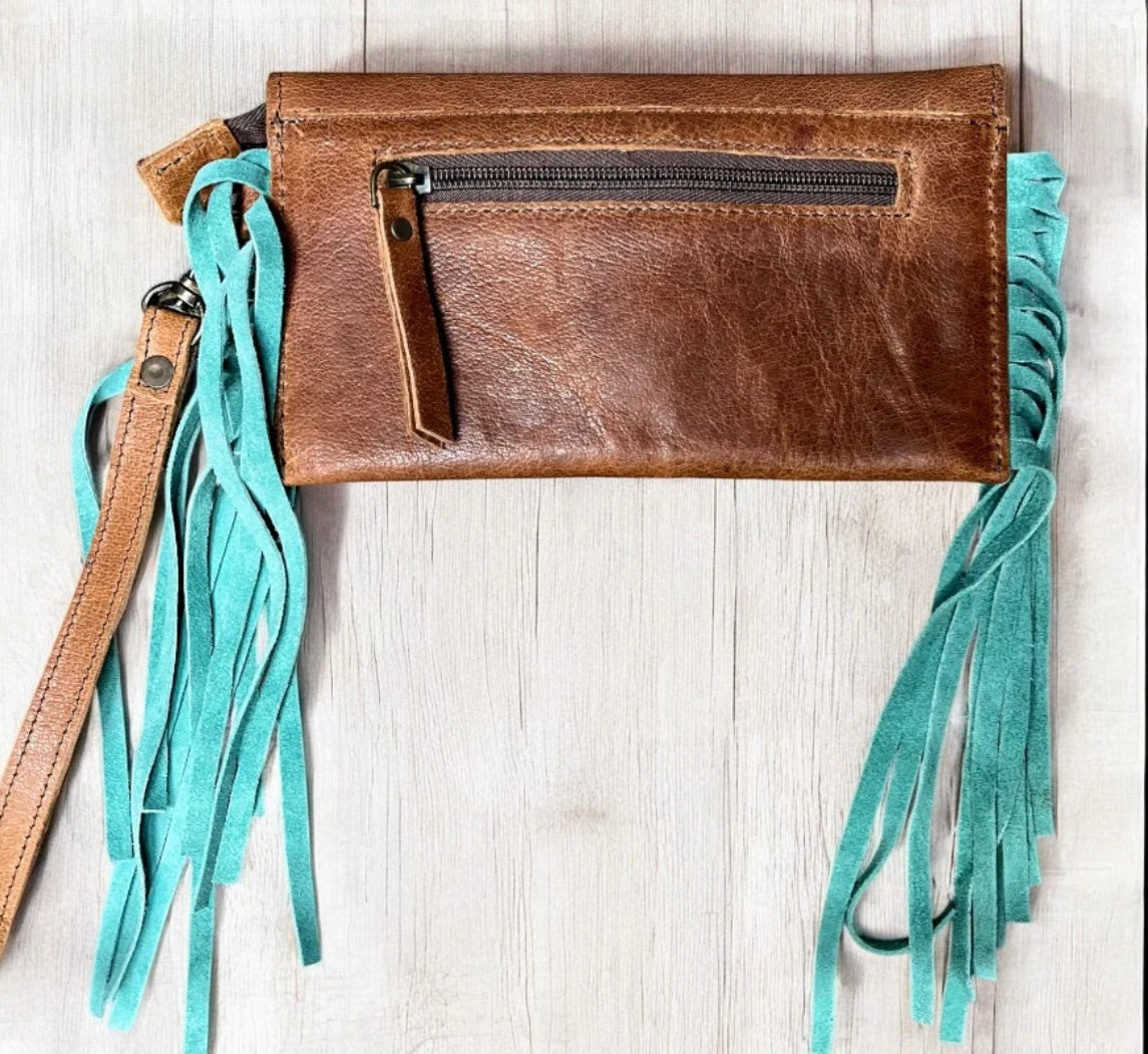 The Turquoise Trail Wristlet