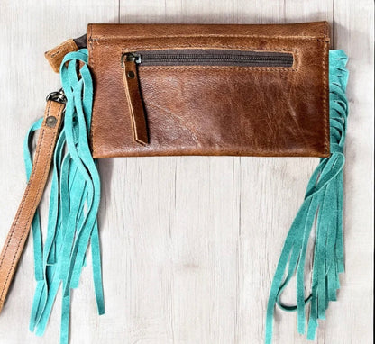 The Turquoise Trail Wristlet