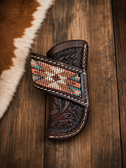 The Beaded Trail Knife Sheath