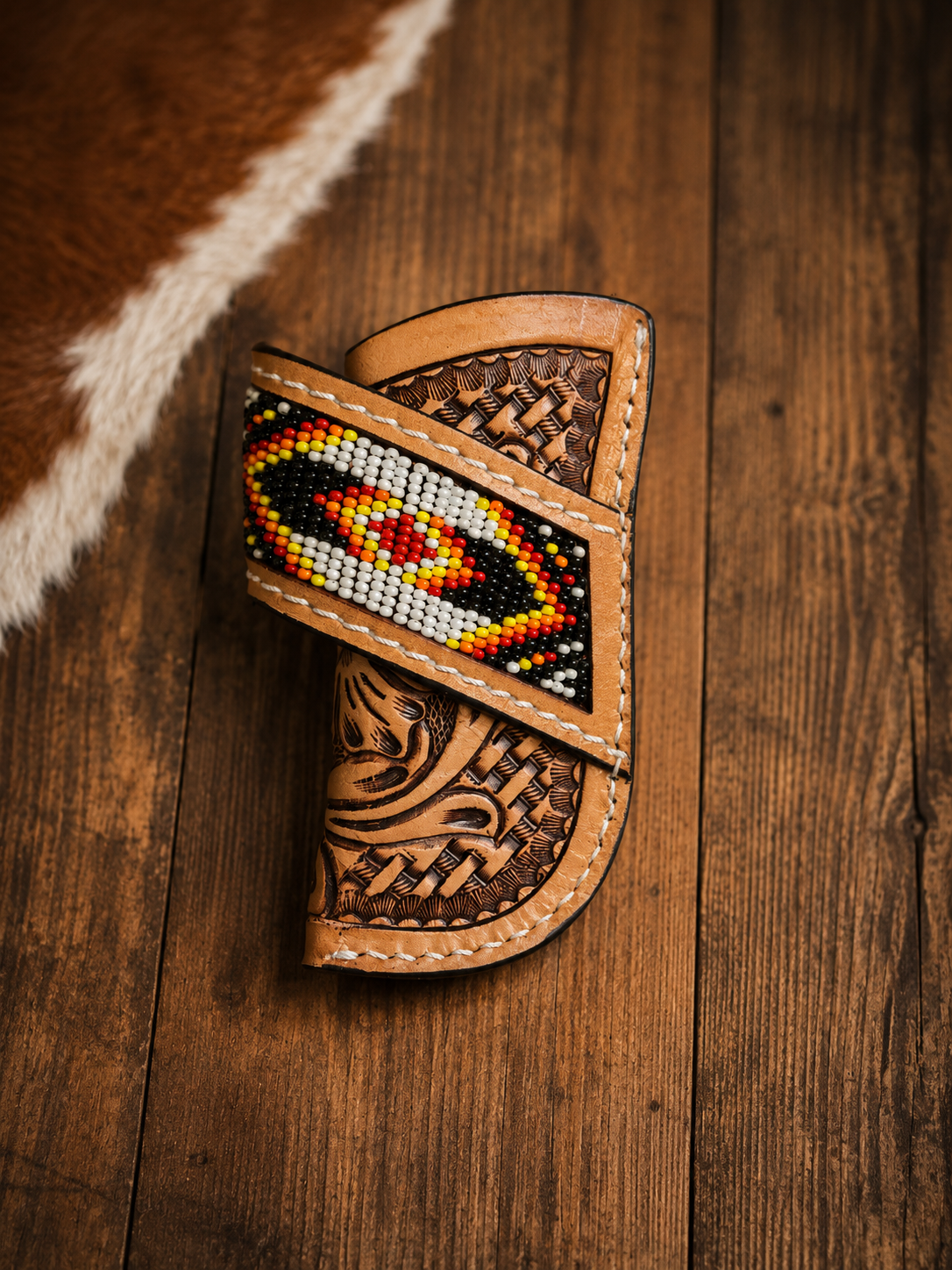 The Beaded Trail Knife Sheath