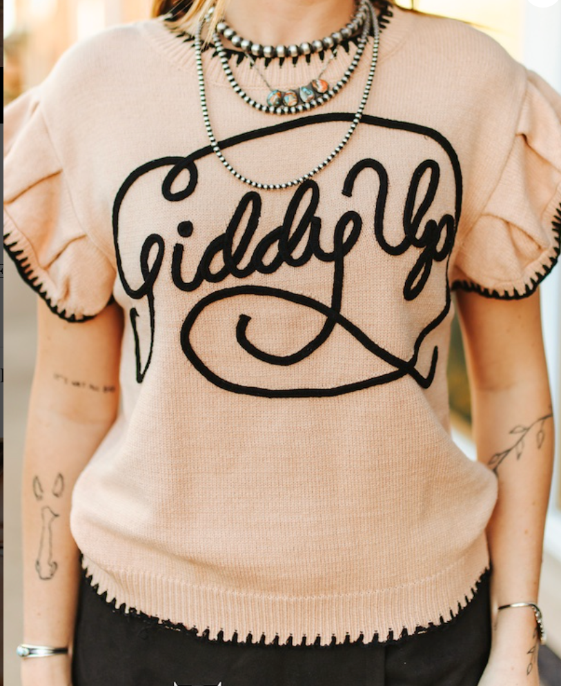 Giddy Up Cowgirl Knit