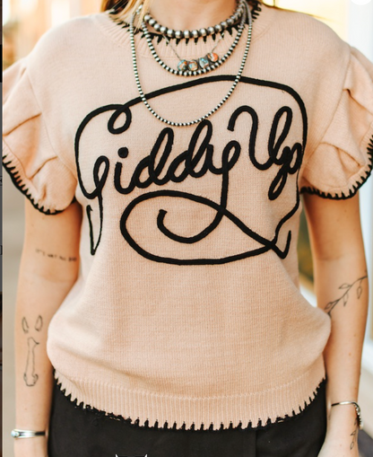 Giddy Up Cowgirl Knit