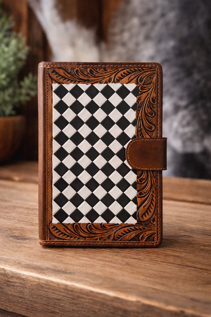 Midnight Mesa Checkered Wallet