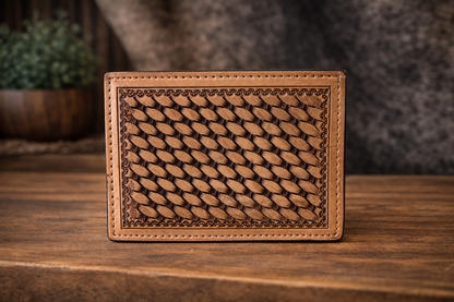 Midnight Spur Hair-On Wallet