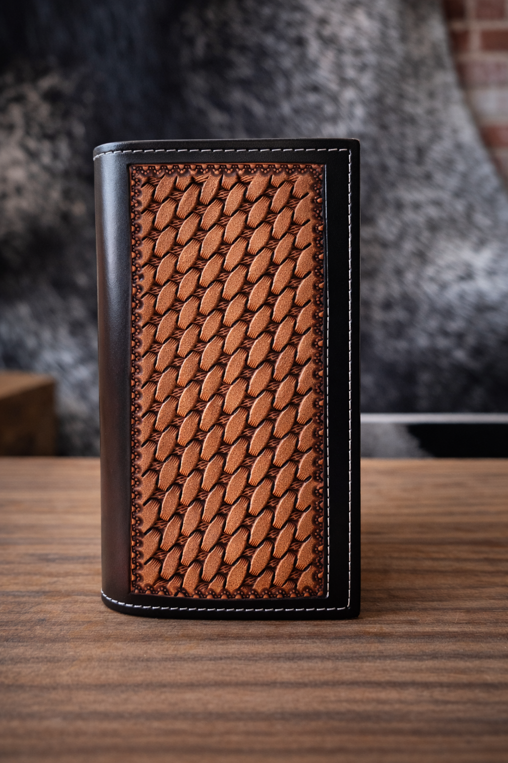 Lone Star Tooled Long Wallet