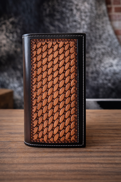 Lone Star Tooled Long Wallet