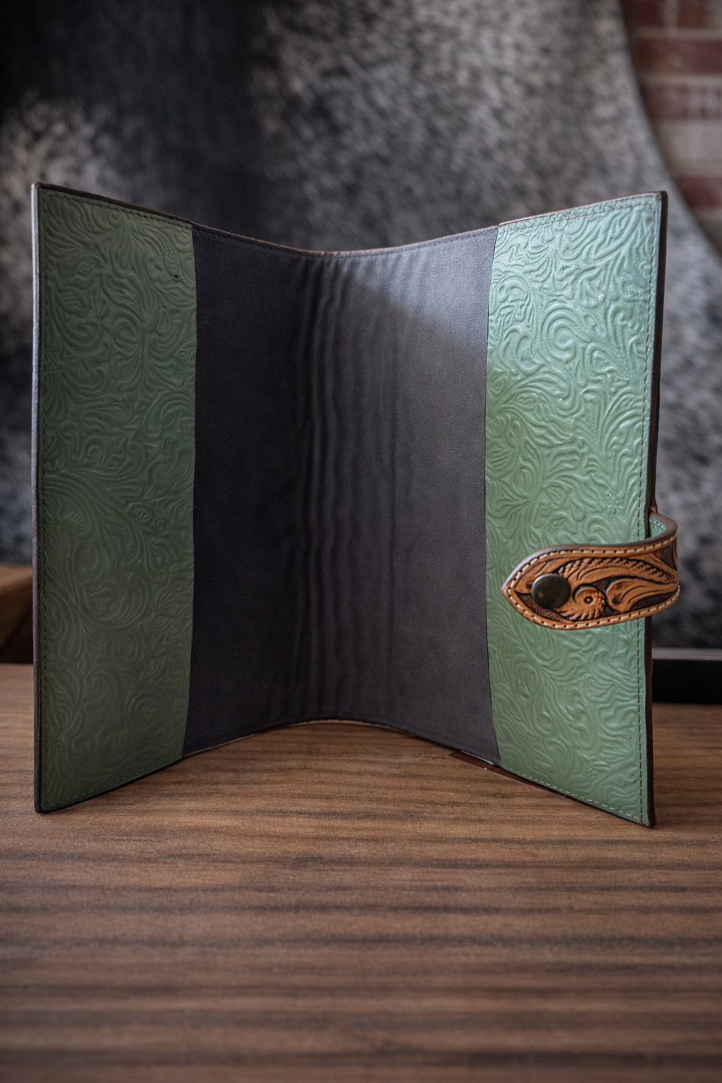 Heirloom Faith Turquoise Inlay Bible Cover