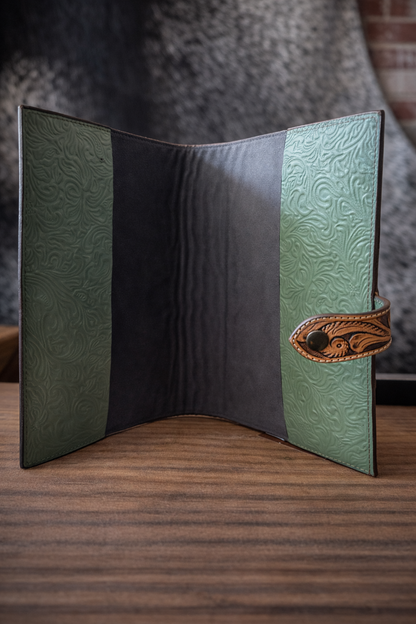 Heirloom Faith Turquoise Inlay Bible Cover