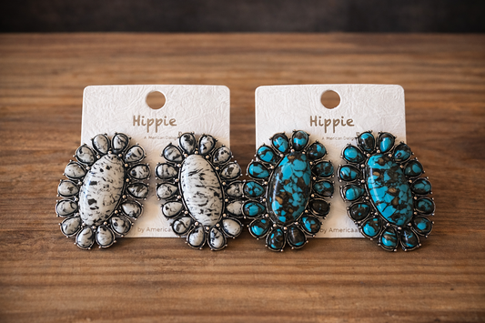 High Desert Halo Statement Studs