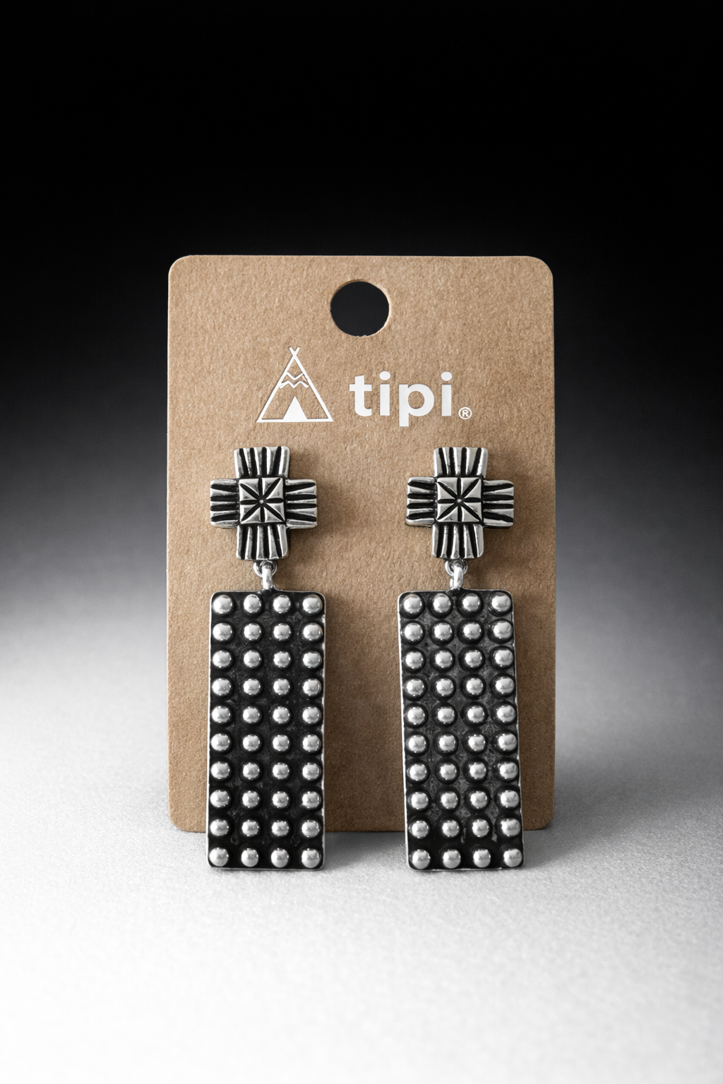 Midnight Mesa Textured Drop Earrings