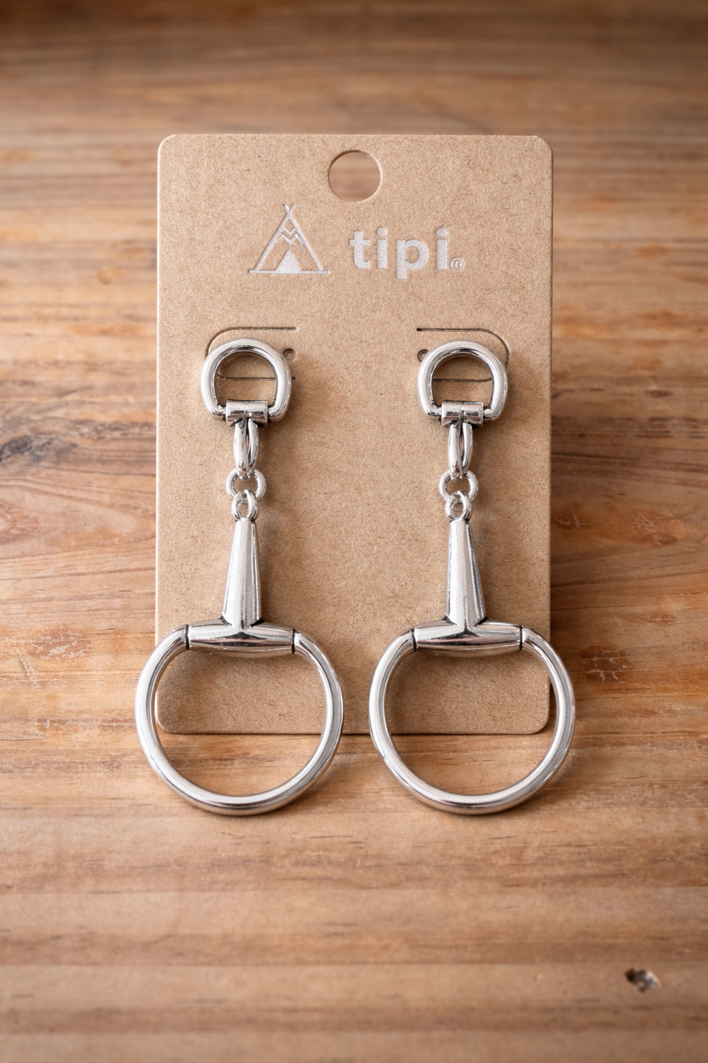Bridle Ring Horse Bit Earrings