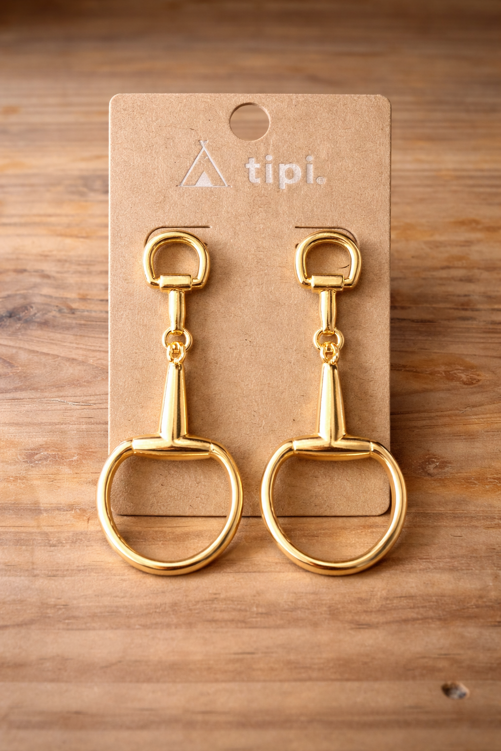 Bridle Ring Horse Bit Earrings