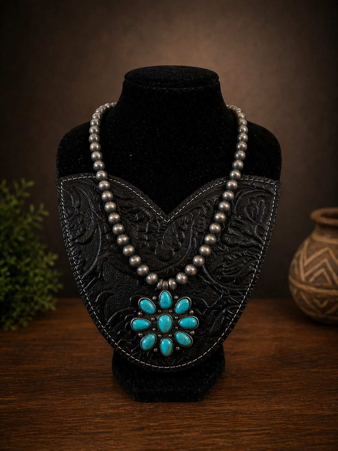 Wild Bloom Concho Necklace