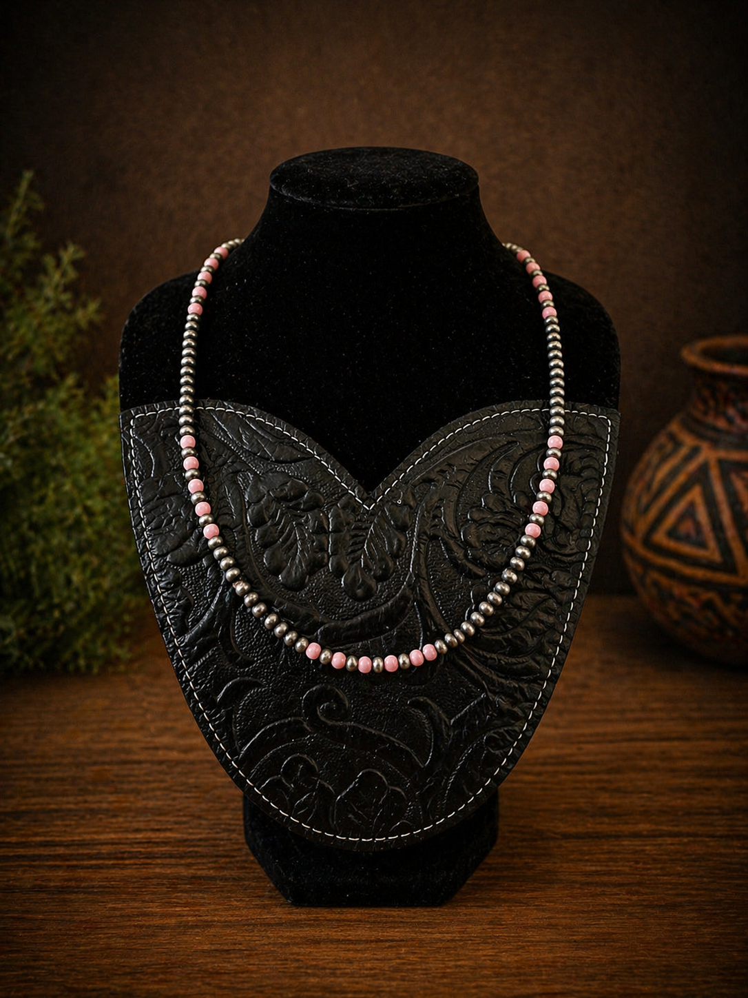 Desert Rose Pearl Necklace